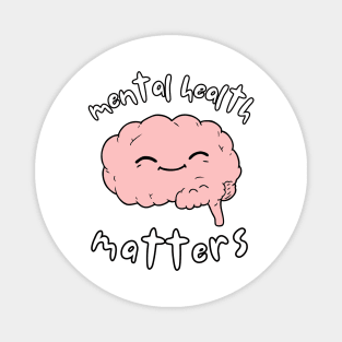 Mental Health Matters Awareness Brain v2 Magnet